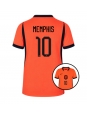 Ženske Nogometnih dresov Nizozemska Memphis Depay #10 Domači SP 2026 Kratki rokavi